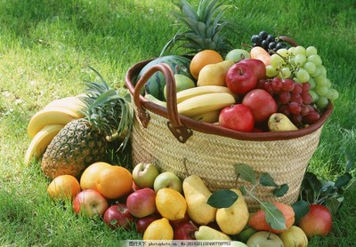 新鲜的水果 天然的馈赠与生活的色彩