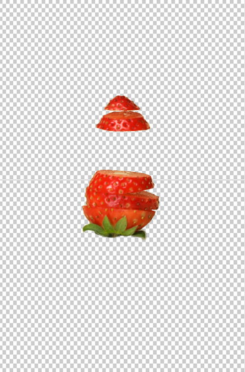 草莓的创意瞬间 如何拍摄引人入胜的水果PNG素材